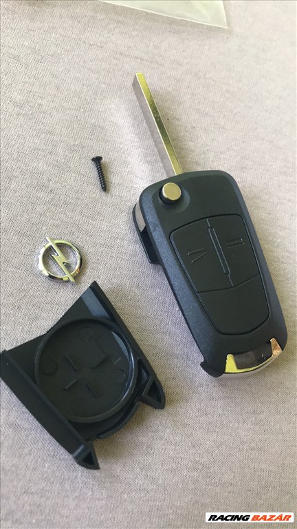 Opel kulcsház új nyers tollszárral elektronika nélkül- bicskakulcs 6. kép