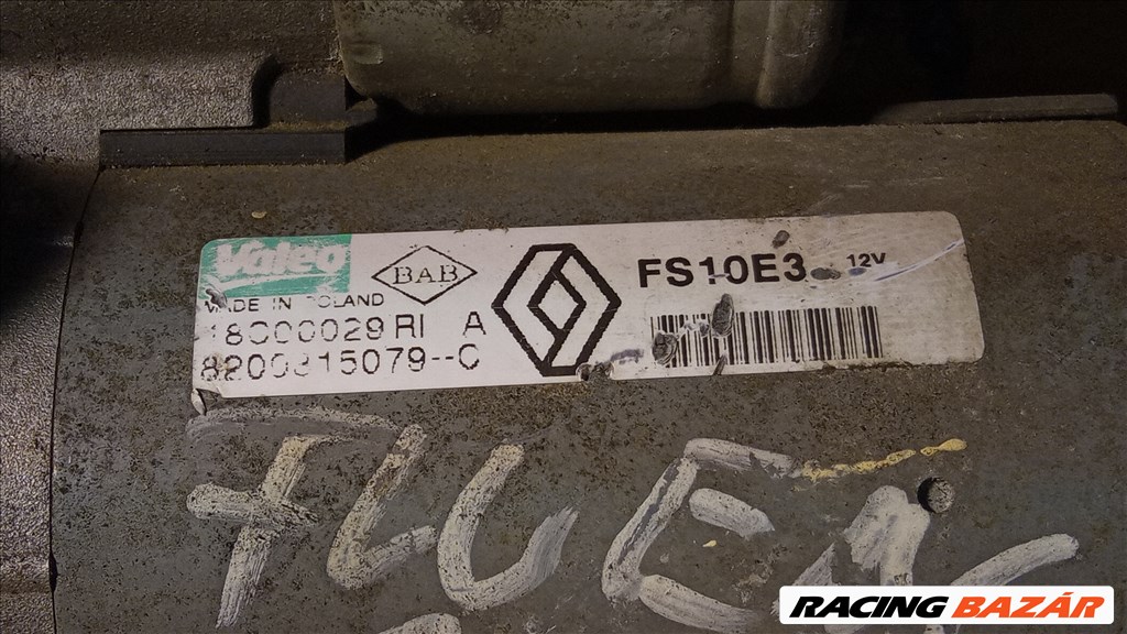 Renault 1.6 16v Önindító FS10E3 8200815079 2. kép