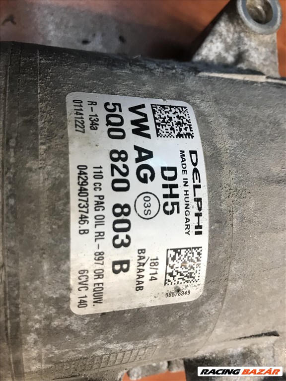 Audi A1 (8X) 1.6 TDI klímakompresszor  5Q0820803B 2. kép