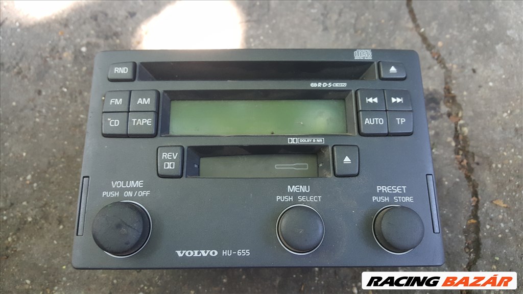 Volvo HU655 gyári cd-s, kazettás  rádió eladó! 1. kép