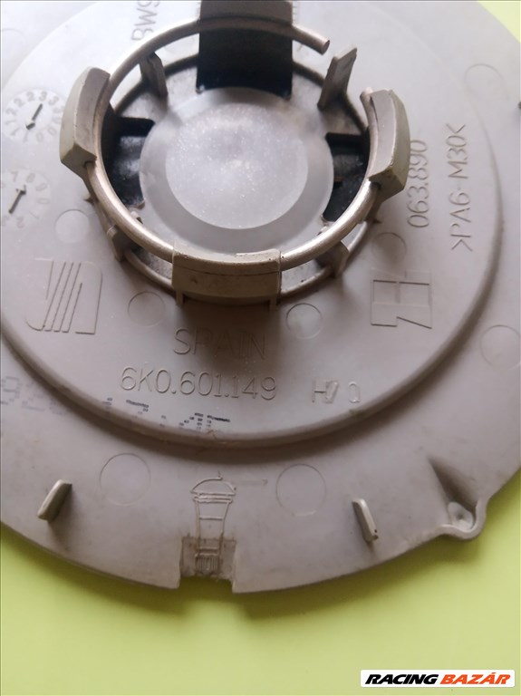 Seat 6K0601149H/Q gyári alufelni felnikupak, felniközép, felni kupak  3. kép