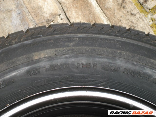 VW Passat Új Felni 5X112 1db 7Jx15H2 ET 45 3B0601025  Gumi 205/55 R16 Új Continental  4. kép