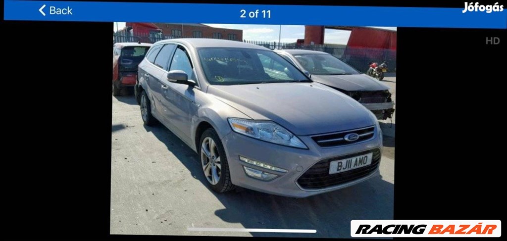 Ford mondeo motorháztető géptető komplett mk4 2010-2014 gyári hibátlan 3. kép