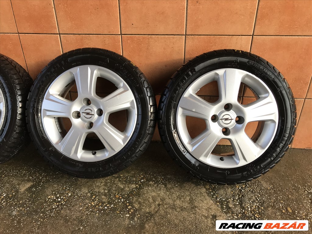 OPEL CORSA 15" ALUFELNI 4X100 TÉLI 185/55R15 GUMIVAL OLCSÓN!!!!!!!! 3. kép