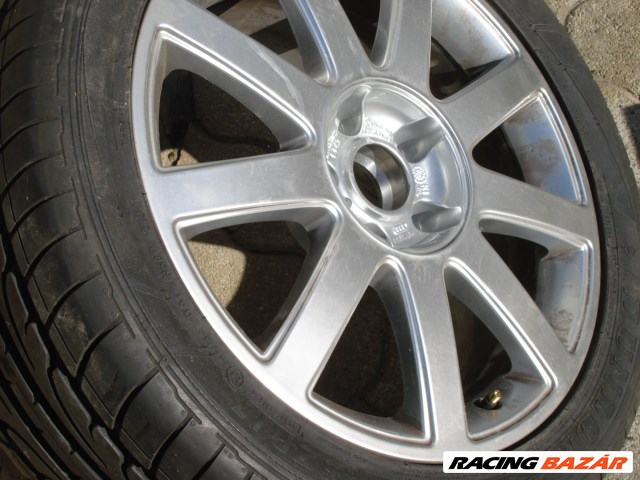 Audi A6 A4 S-Line Alukerék 5X112 Felni 7, 5JX17H2 ET 43 8E0601025AC Gumi Új Dunlop  3. kép