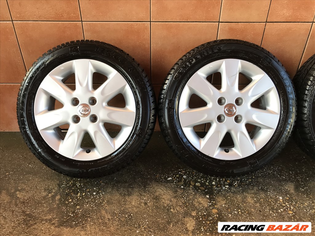 NISSAN MICRA 15" ALUFELNI 4X100 TÉLI 175/60R15 GUMIVAL OLCSÓN!!!! 2. kép