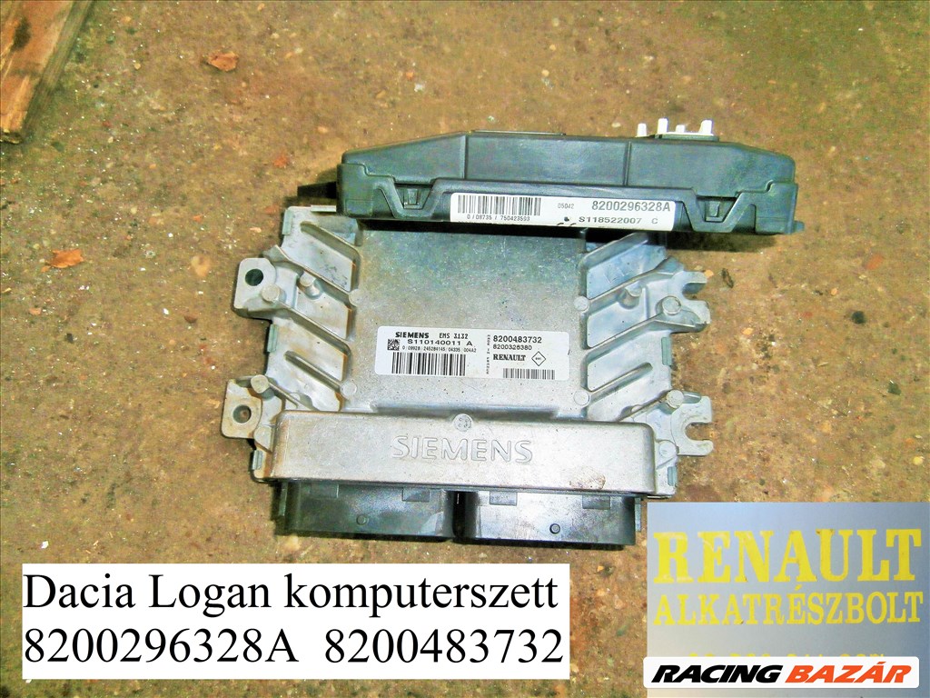 Dacia Logan komputer szett 8200296328A 1. kép