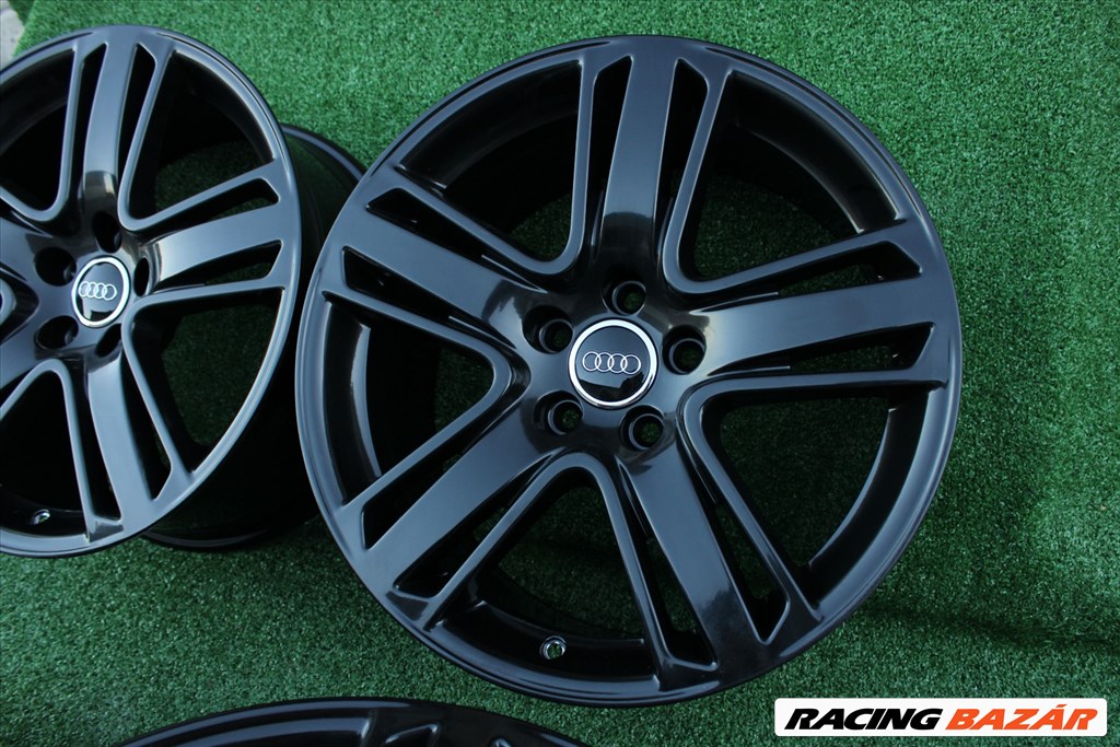 R18 5x112 (57,1) Original Audi New 8J ET34 Black 18"  2. kép