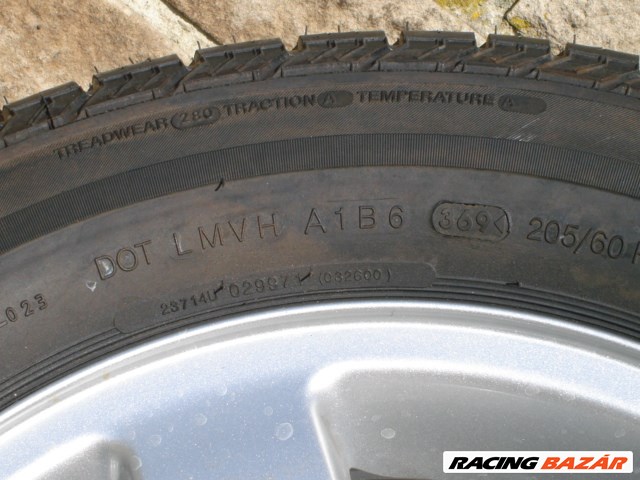 Audi A3 Új Alukerék 5X100 2db 6Jx15H2 ET38 8L0601025F 2db  Gumi 205/60 R 15 Új Continental  4. kép