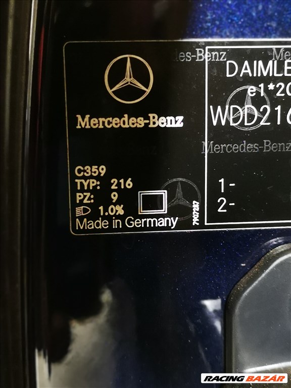Mercedes CL 500 (W221, W216) bontott alkatrészei 8. kép