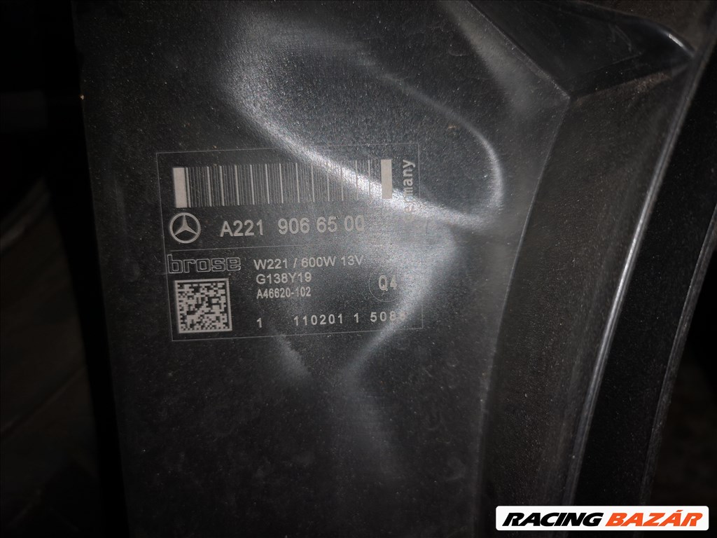 Mercedes CL 500 hűtőventilátor  A2219066500 2. kép