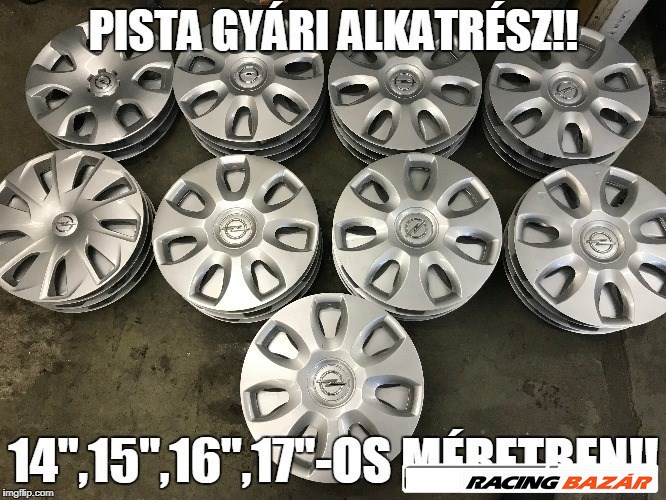 GYÁRI!! 16" - OS OPEL DÍSZTÁRCSA SZETT!! DÍSZTÁRCSA SZETTEK !! 14" / 15" / 16" / 17" 2. kép