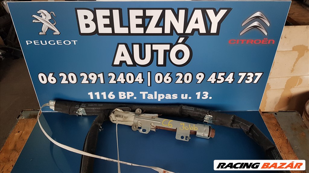 Citroën C6 függönylégzsák jobb oldali 1. kép