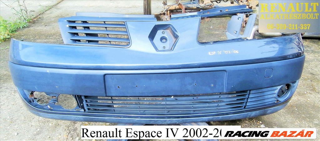 Renault Espace IV 2002-2006 első lökhárító  1. kép