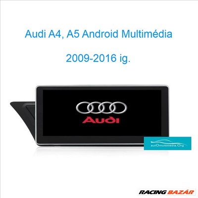 Audi A4, A5 Android Multimédia, GPS, Wifi, Bluetooth, Navigation