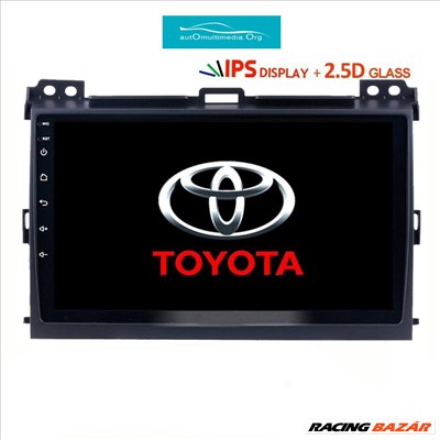 Toyota Land Cruiser Android Multimédia, GPS, Wifi, Bluetooth, Rádió, Tolatókamerával