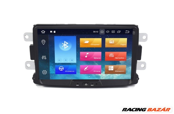 Dacia android 10 multimédia gps wifi navigáció fejegység rádió tolatókamerával 2. kép