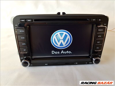 Volkswagen multimédia GPS fejegység, rádió, navigáció, tolatókamerával