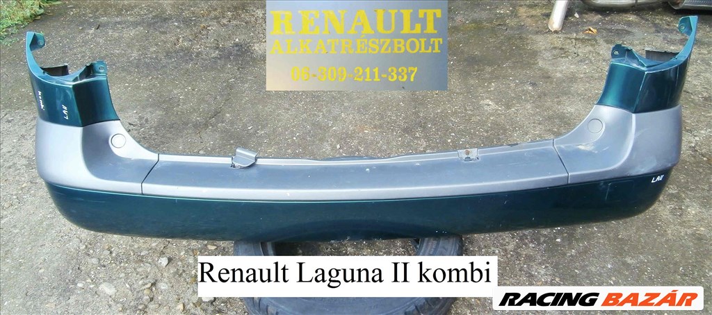 Renault Laguna II kombi hátsó lökhárító  1. kép