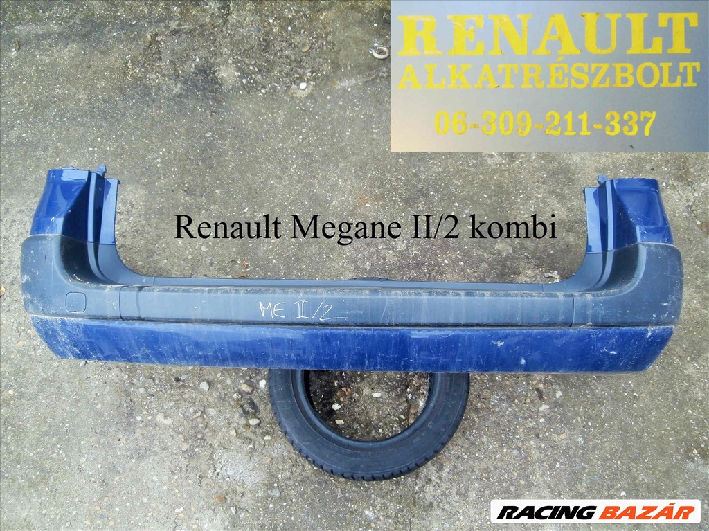 Renault Megane II/2 kombi hátsó lökhárító  2. kép