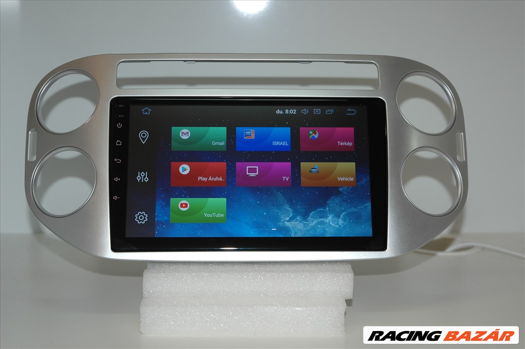 Volkswagen Tiguan, Golf Plus, Android 10 Multimédia, GPS, Bluetooth, Wifi, Tolatókamerával! 5. kép