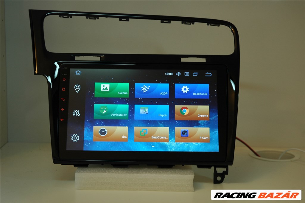Volkswagen Golf 7 android 10 multimédia GPS Wifi navigávió Rádió tolatókamerával 4. kép