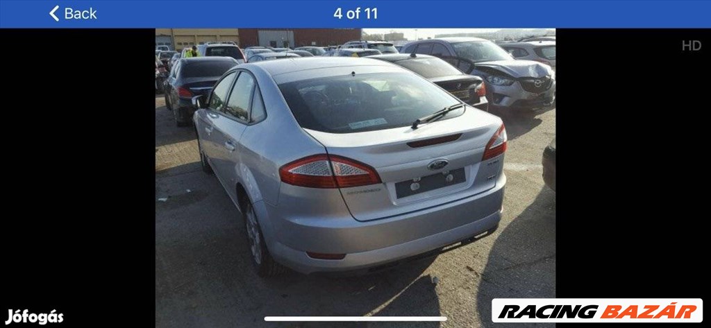 Ford mondeo ajtó csomagtér ajtó hátsó lámpa lökhárító motorháztető 1. kép