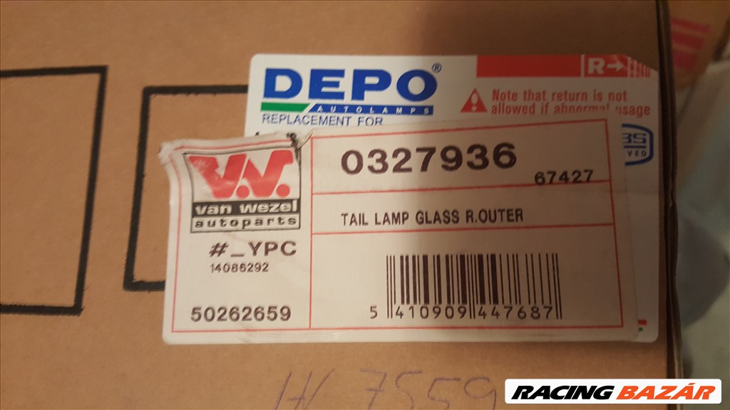 Audi A4, S4 (B8) jobb hátsó ledes lámpa dobozában eladó. 0327936 4. kép