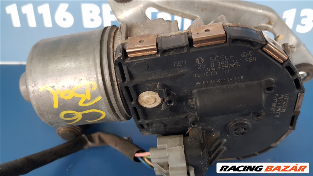 Citroën C6, Peugeot 407 ablaktörlő motor bal oldali 6405EK 2. kép