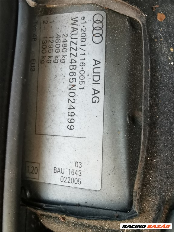 Audi A6 Allroad 2.5Tdi motor BAU kóddal, 267.861Km-el eladó 16. kép