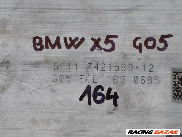 BMW X5 G05 első lökhárító merevítő 5111 7421599-12 2019-től 5. kép