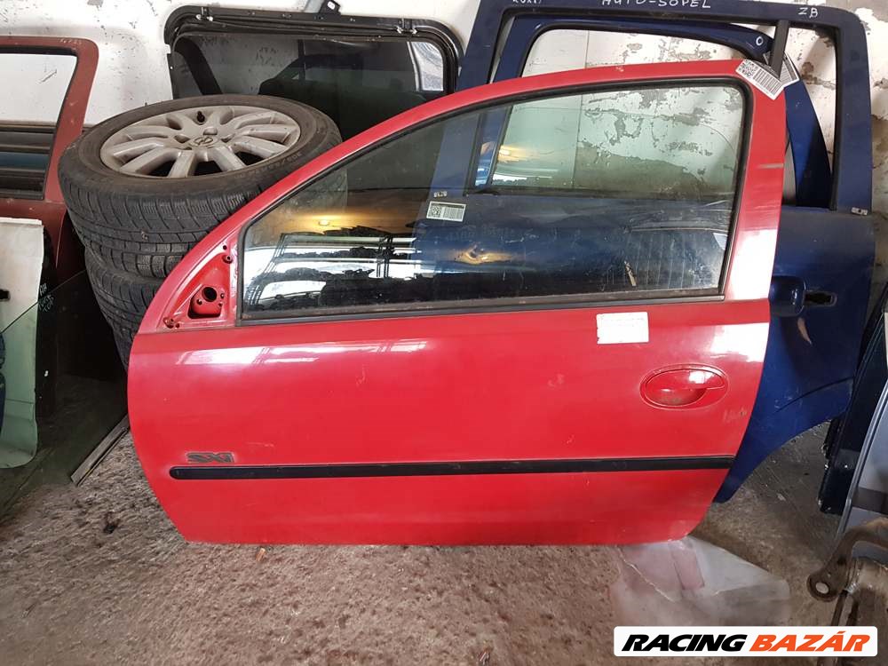 Opel Corsa C bal első ajtó 13114687 1. kép