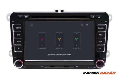 Volkswagen Android 10 Multimédia VW 2 din Rádió GPS Navigációs Fejegység Tolatókamerával! 8. kép