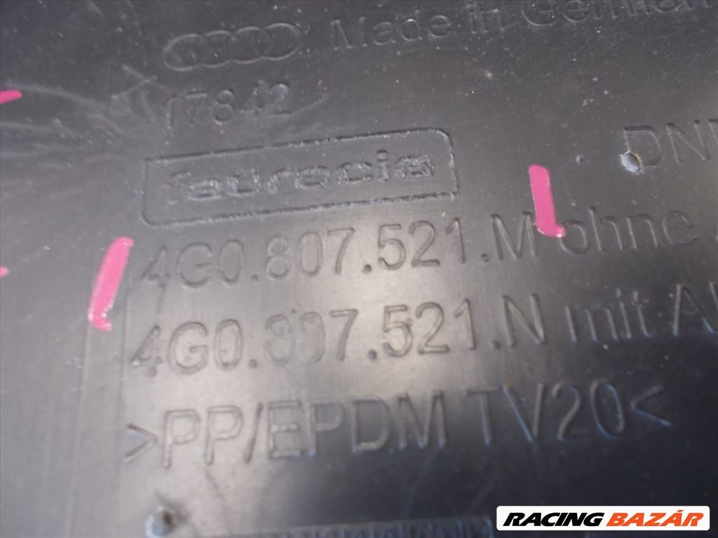 AUDI S6 hátsó lökhárító szegély 2015-2019 4g0807521m 7. kép