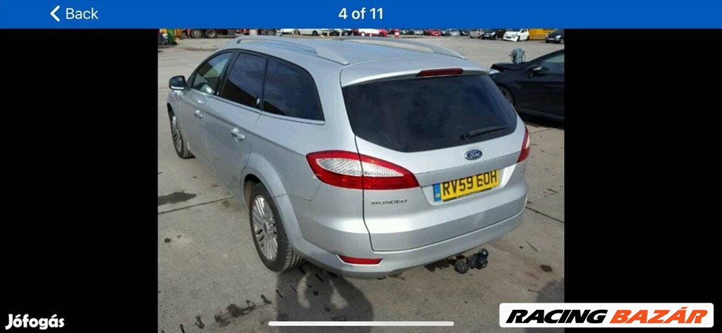 Ford mondeo ajtó csomagtér ajtó hátsó lámpa lökhárító kombi mk4 3. kép