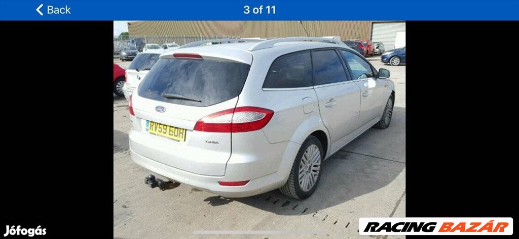 Ford mondeo ajtó csomagtér ajtó hátsó lámpa lökhárító kombi mk4 4. kép