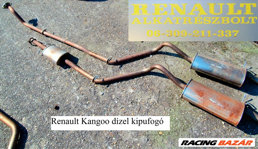 Renault Kangoo dízel kipufogó  1. kép