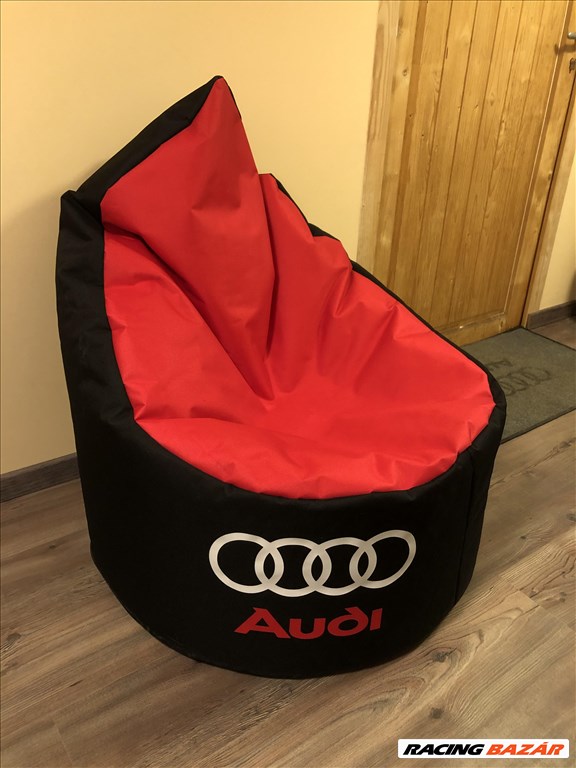 Babzsák fotel Audi-BMW-Mercedes Amg logóval. Választható bármely típushoz-névre szólóan  7. kép