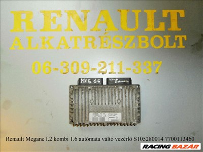 Renault Megane I/2 kombi 1.6 autómata váltó vezérlő S105280014 7700113460