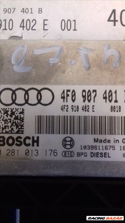 Audi A6 (C6 - 4F) Motorvezérlö.2.7 TDI. 4FO907401B 1. kép