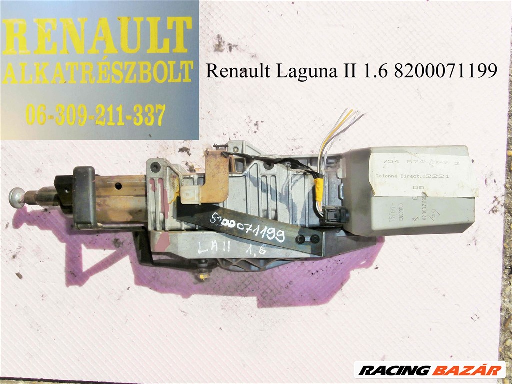 Renault Laguna II 1.6 8200071199 kormányoszlop  1. kép