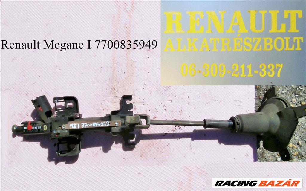 Renault Megane I 7700835949 kormányoszlop  1. kép