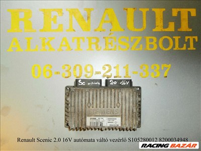 Renault Scenic 2.0 16V autómata váltó vezérlő S105280012 8200034948