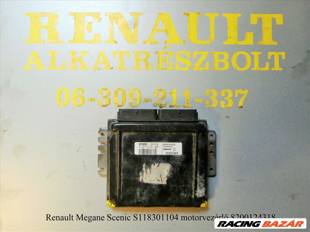 Renault Megane Scenic S118301104 motorvezérlő S118301104 1. kép