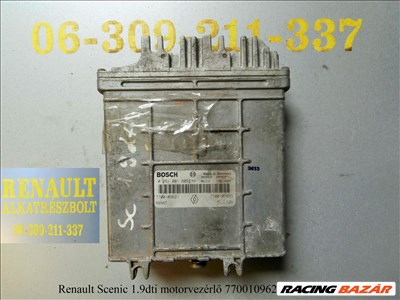 Renault Scenic 1.9dti motorvezérlő 7700109621 7700105953