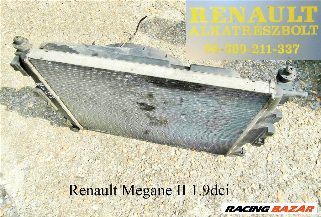 Renault Megane II 1.9dci vízhűtő  1. kép