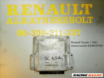 Renault Scenic 1.9dci motorvezérlő 8200039569