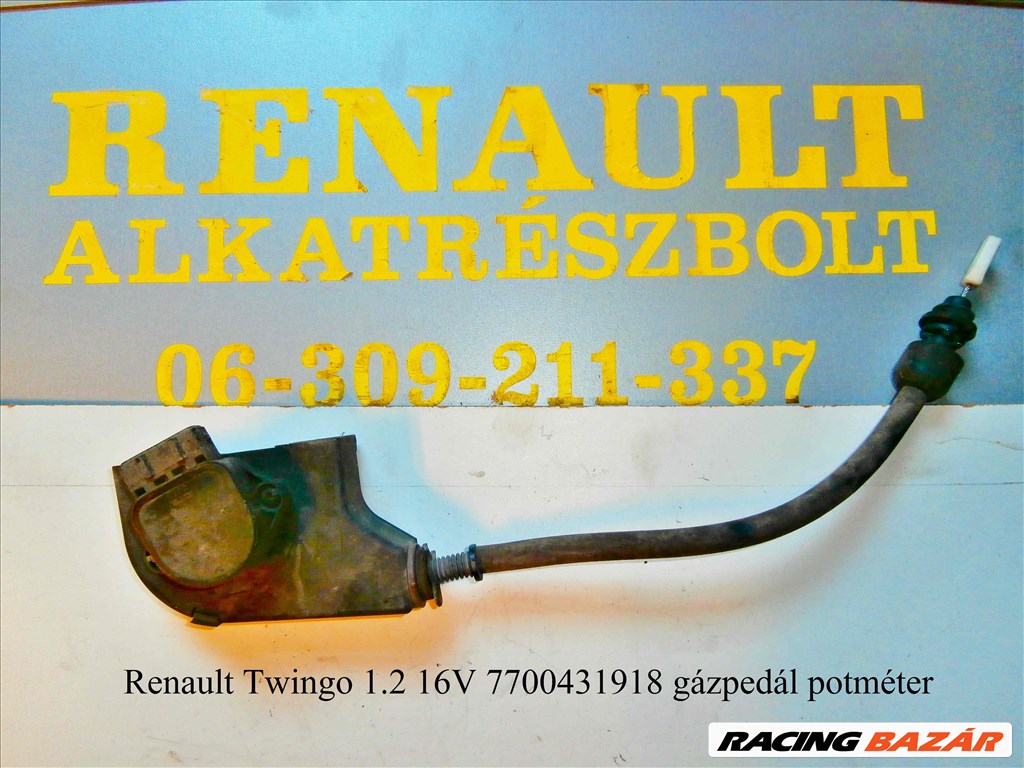 Renault Twingo 1.2 16V gázpedál potméter 7700431918 1. kép