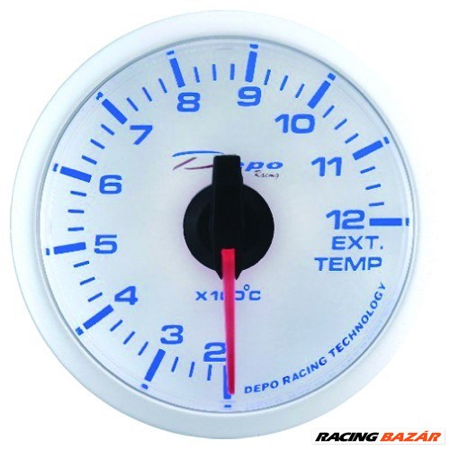 DEPO RACING WBL 52mm - Kipufogógáz hőmérsékletmérő óra 1. kép
