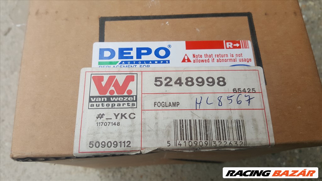 Suzuki Grand Vitara jobb oldali ködlámpa eladó. 5248998 3. kép